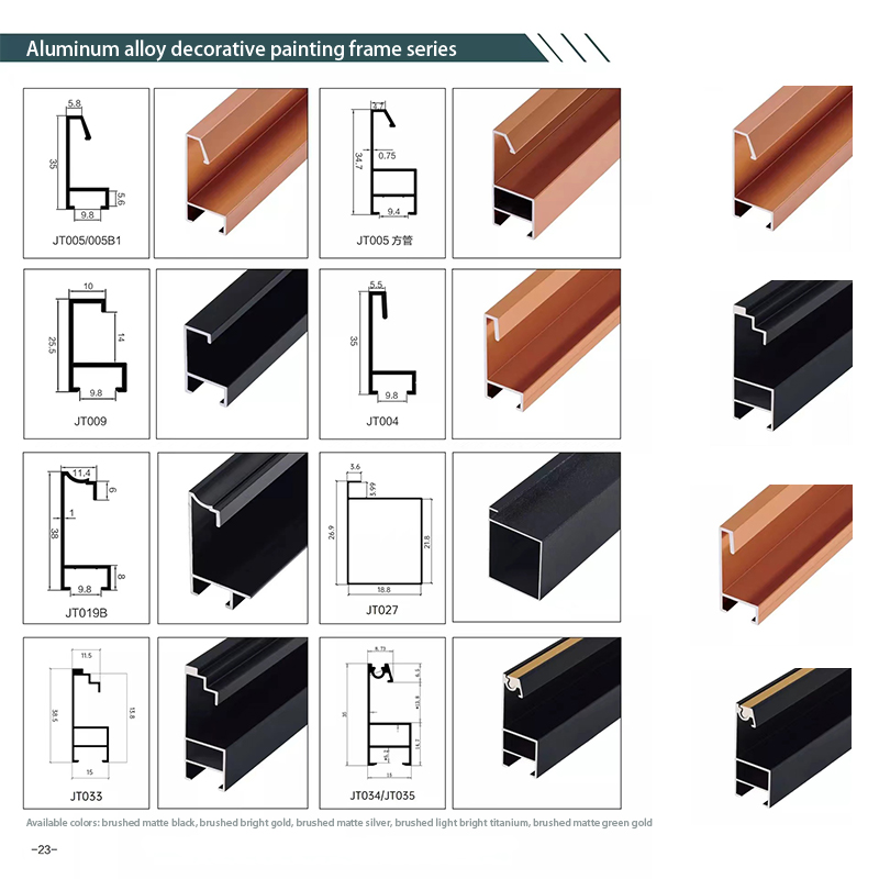 Líneas decorativas de aluminio que protegen y decoran los bordes de las baldosas