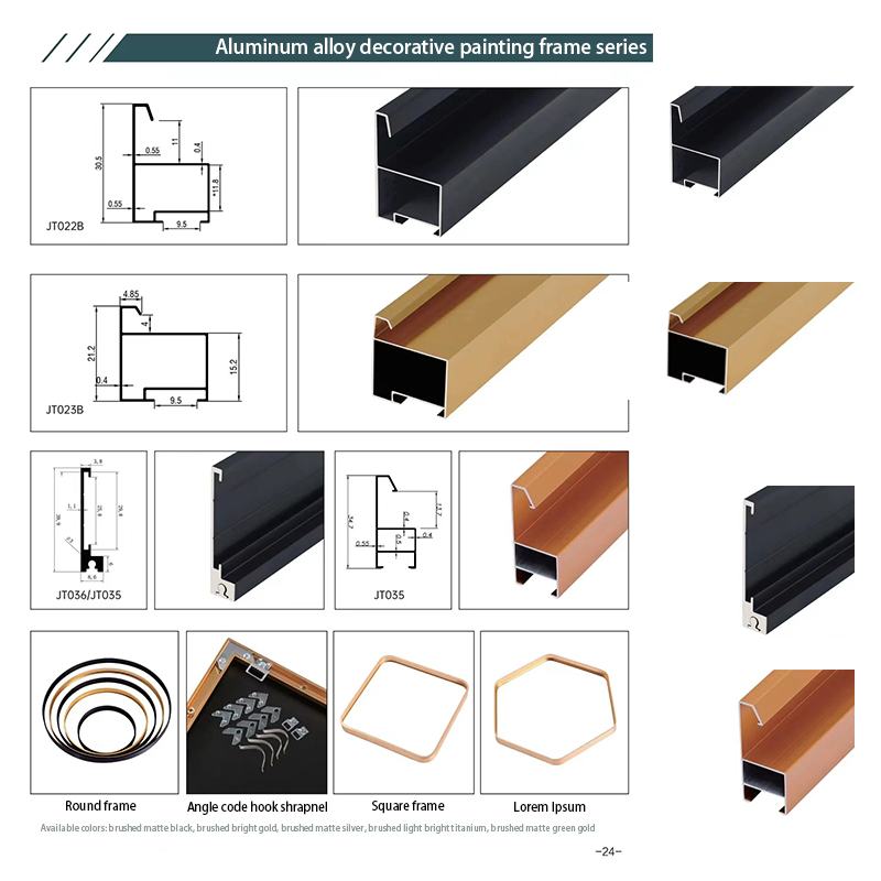 Líneas decorativas de aluminio que protegen y decoran los bordes de las baldosas